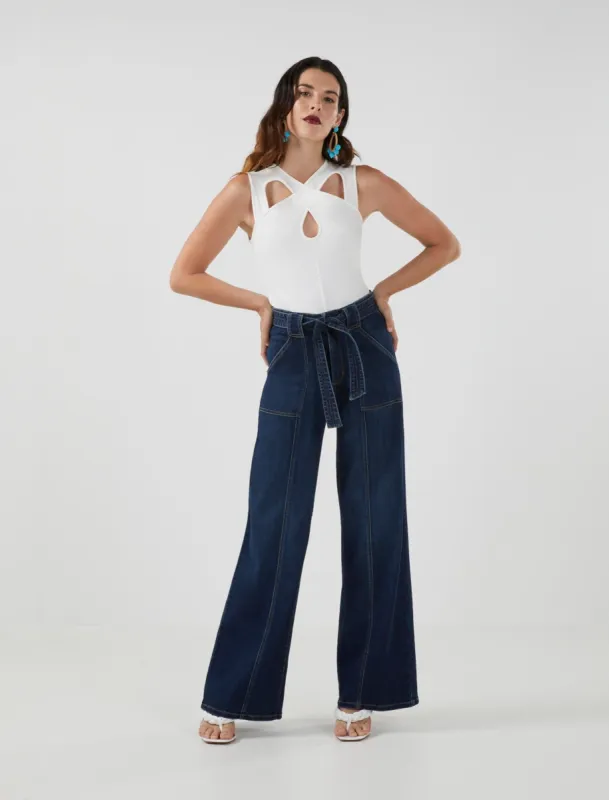 Wide Leg Jean sold by BCBGMaxAzria