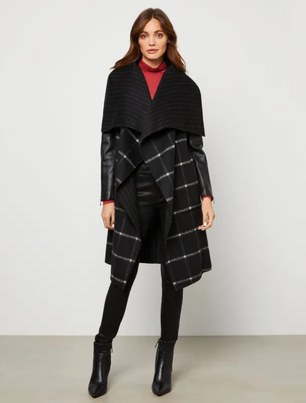 Drape Front Coat sold by BCBGMaxAzria