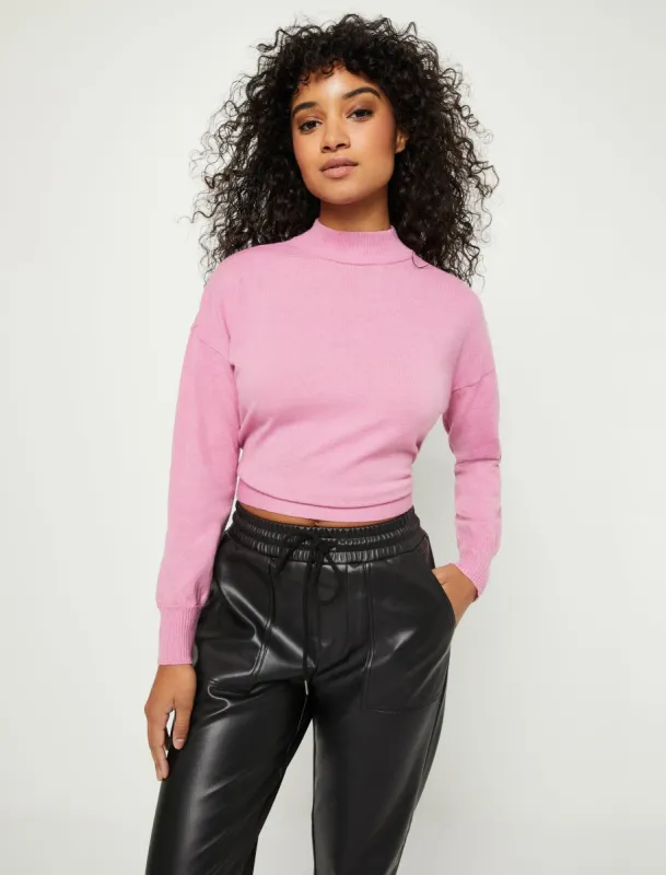 Tie-Back Crop Top sold by BCBGMaxAzria