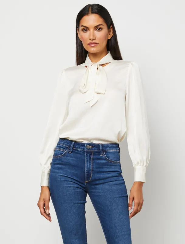Francine Neck Tie Top sold by BCBGMaxAzria