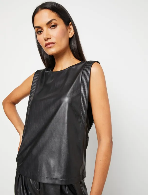 Faux Leather Tank sold by BCBGMaxAzria