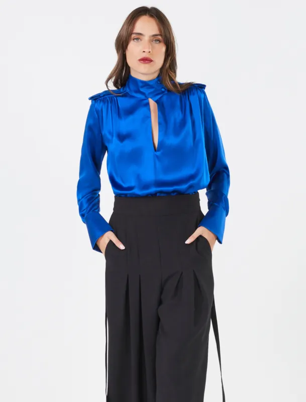 Delfina Silk Top sold by BCBGMaxAzria