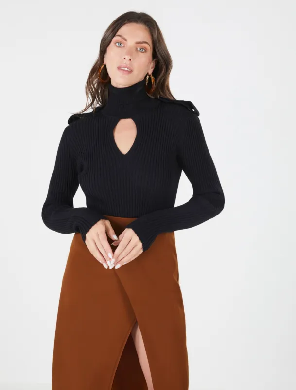 Gioia Wool Knit Top sold by BCBGMaxAzria