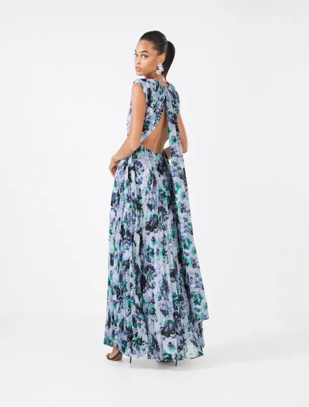 Brigida Pleated Evening Gown sold by BCBGMaxAzria