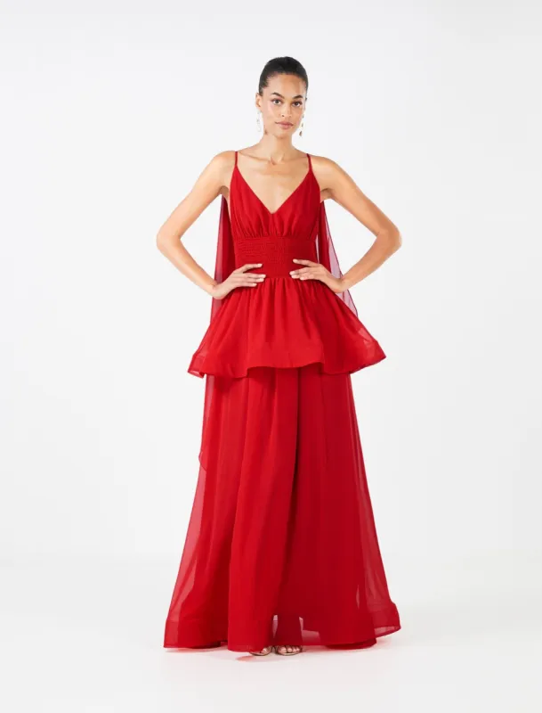Rosana Peplum Gown sold by BCBGMaxAzria