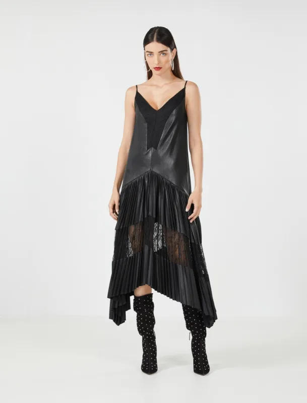 Ariana Faux Leather Dress sold by BCBGMaxAzria