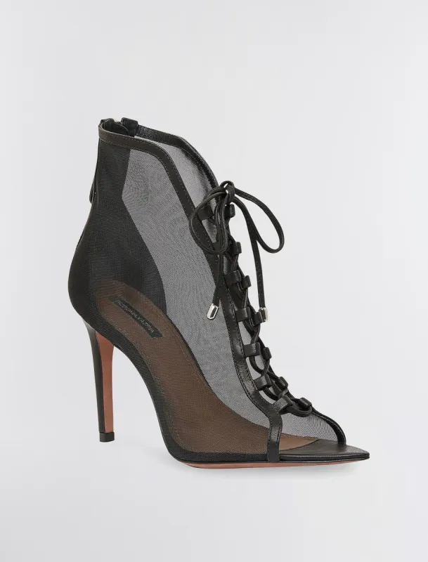 Ellise Mesh Lace-Up Bootie sold by BCBGMaxAzria