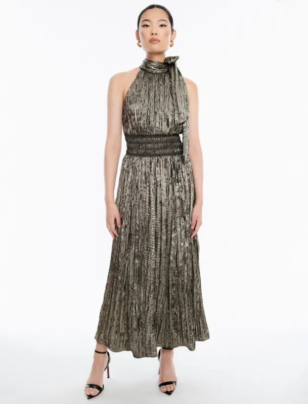 Xenia Halter Maxi Dress sold by BCBGMaxAzria