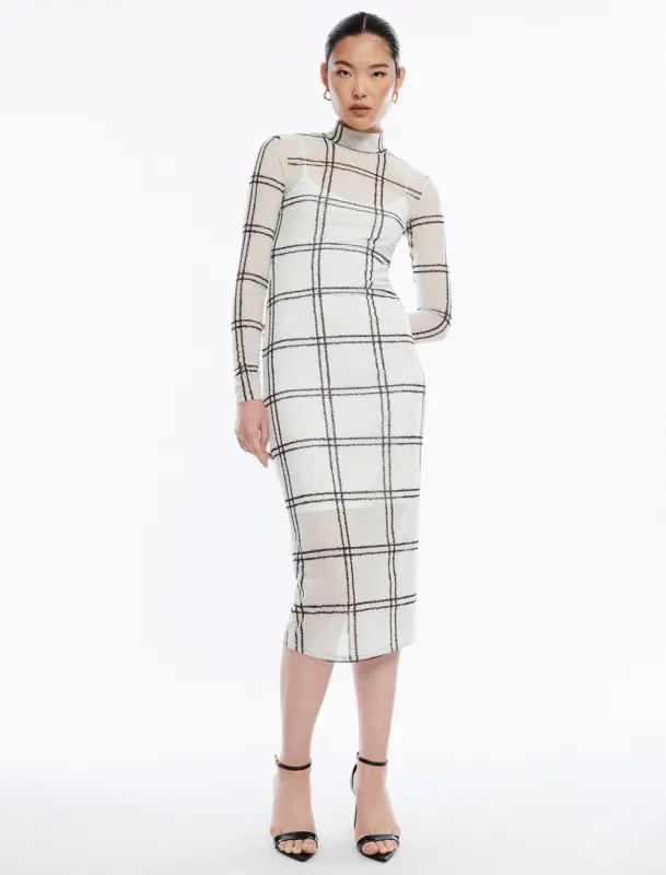 Houston Mesh Column Dress made by BCBGMaxAzria