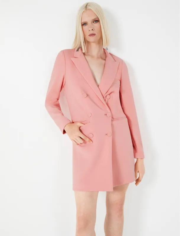Valentina Cowl-Back Blazer Dress sold by BCBGMaxAzria