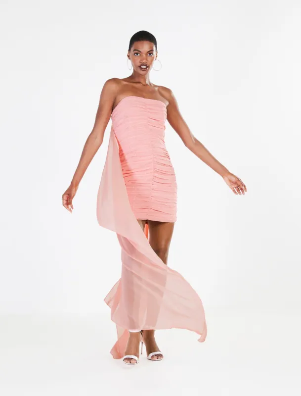 Giana Chiffon Mini Dress sold by BCBGMaxAzria