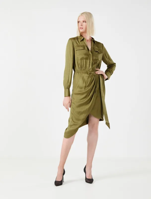 Fernanda Button-Front Dress sold by BCBGMaxAzria