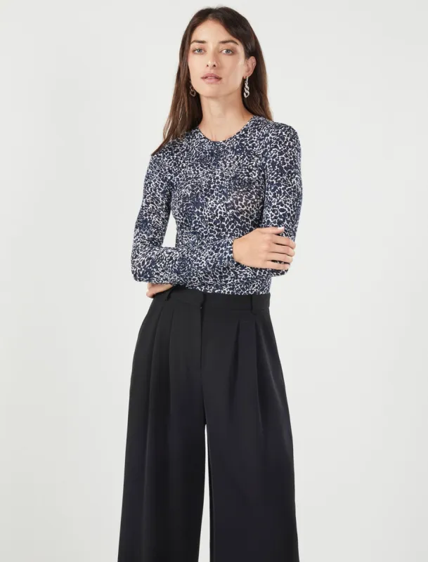 Long Sleeve Fitted Layering Top sold by BCBGMaxAzria