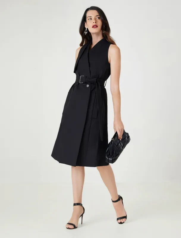 Florence Belted Midi Trench Dress made by BCBGMaxAzria