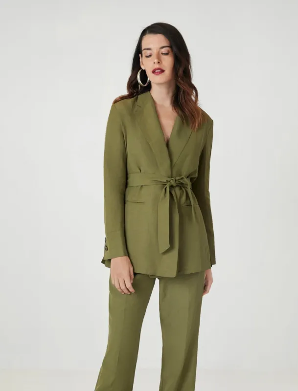 Belted Tailored Jacket sold by BCBGMaxAzria