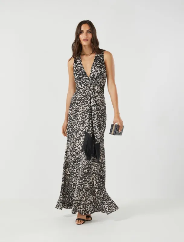 Simone Waist-Tie Evening Dress sold by BCBGMaxAzria