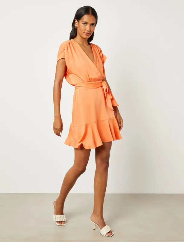 Evana Waist-Tie Dress sold by BCBGMaxAzria