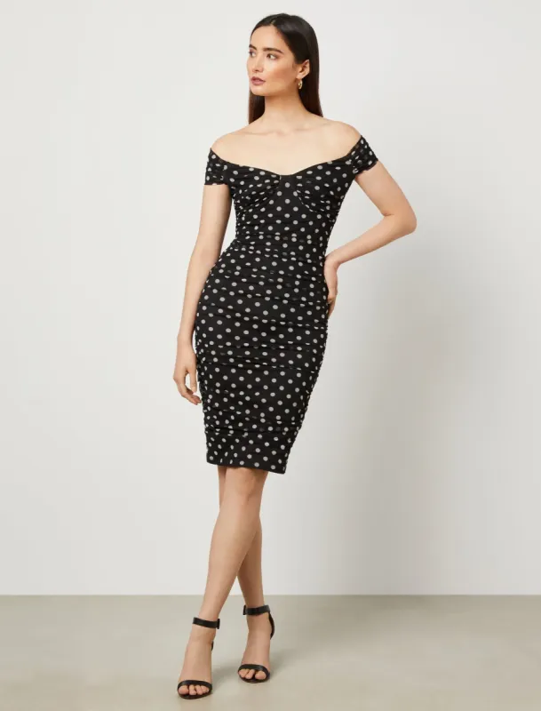 Off-The-Shoulder Bodycon Dress sold by BCBGMaxAzria