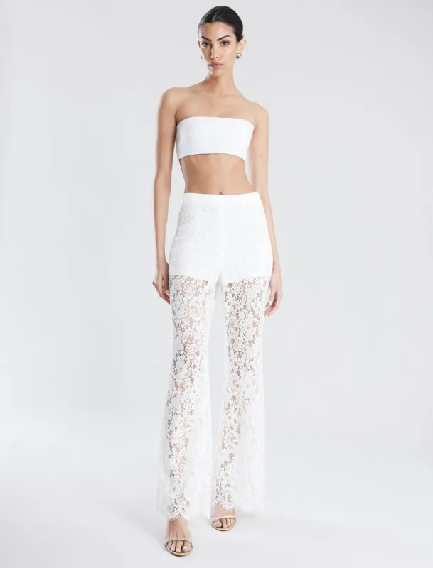 Wide-Leg Lace Pant sold by BCBGMaxAzria