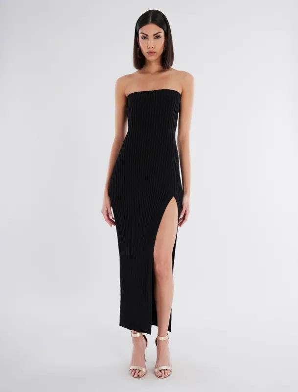 Poppy Side Slit Dress made by BCBGMaxAzria