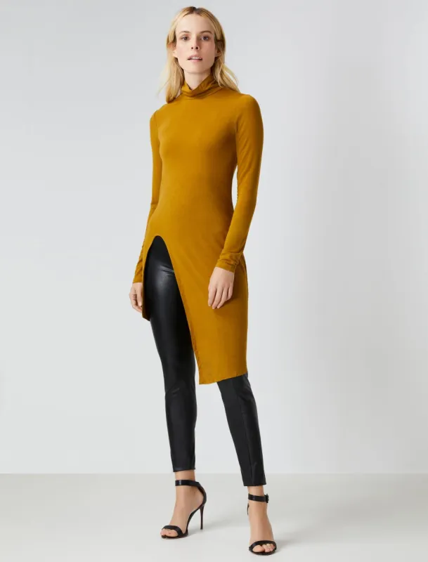Asymmetrical Turtleneck Top sold by BCBGMaxAzria