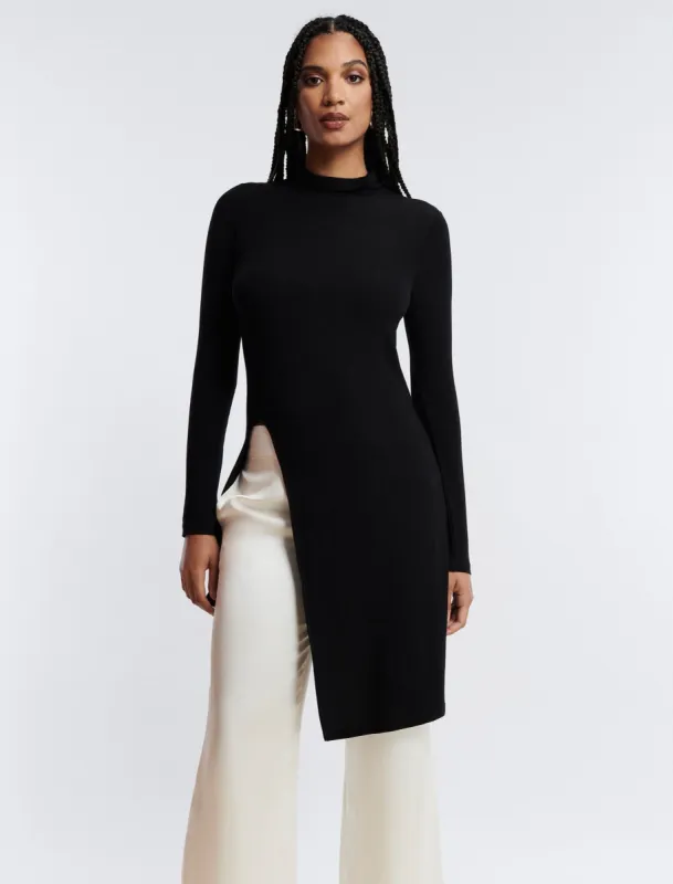 Asymmetrical Turtleneck Top sold by BCBGMaxAzria
