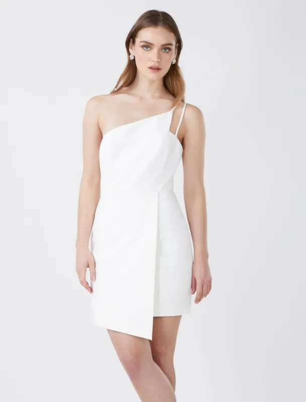 Adrianne One Shoulder Mini Dress sold by BCBGMaxAzria