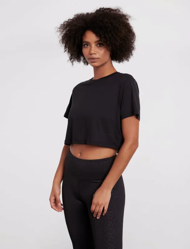 Kylie Cropped Tee sold by BCBGMaxAzria