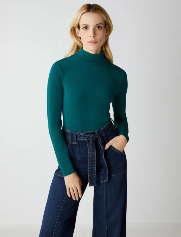 Turtleneck Long Sleeve Top sold by BCBGMaxAzria