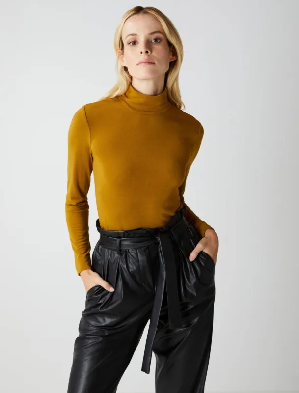 Turtleneck Long Sleeve Top sold by BCBGMaxAzria