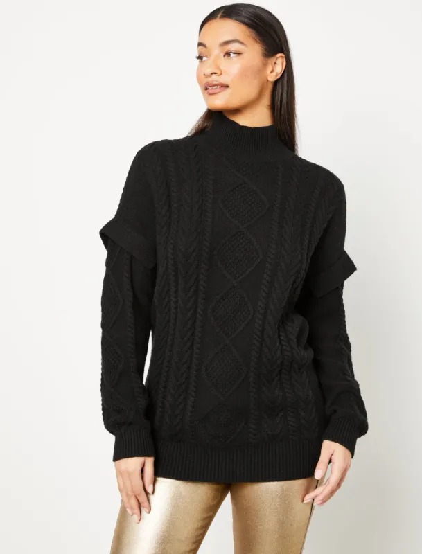 Chunky Cable Knit Sweater sold by BCBGMaxAzria