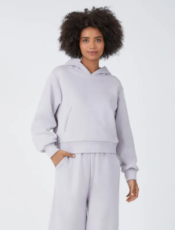 Small Logo Fleece Hoodie sold by BCBGMaxAzria