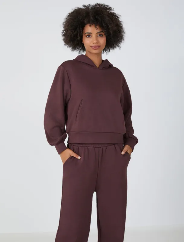 Small Logo Fleece Hoodie sold by BCBGMaxAzria