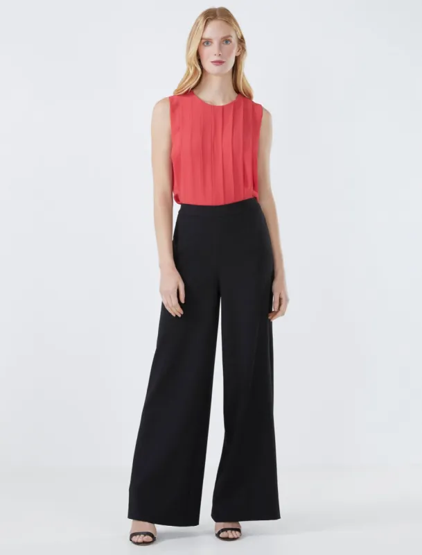 Double Georgette Tucked Top sold by BCBGMaxAzria