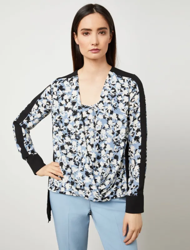 Inna V-Neck Wrap Top sold by BCBGMaxAzria
