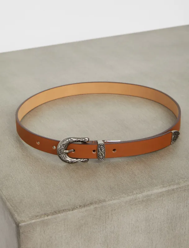 Embossed Nickel Belt sold by BCBGMaxAzria