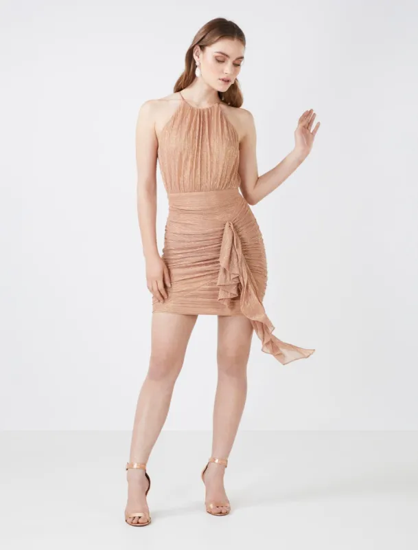 Gabrielle Shimmer Mini Dress sold by BCBGMaxAzria
