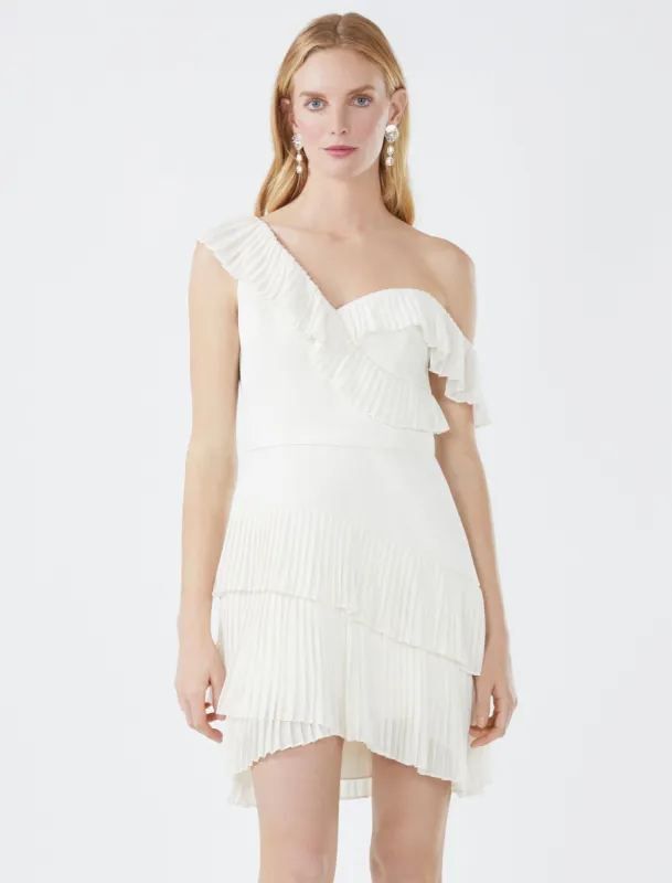 Jordan Ruffle Evening Mini Dress sold by BCBGMaxAzria