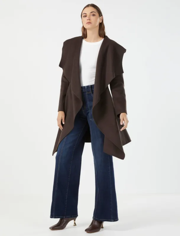 Hooded Wrap-Style Coat sold by BCBGMaxAzria