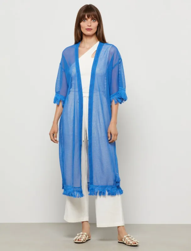 Long Tassel Duster Jacket sold by BCBGMaxAzria