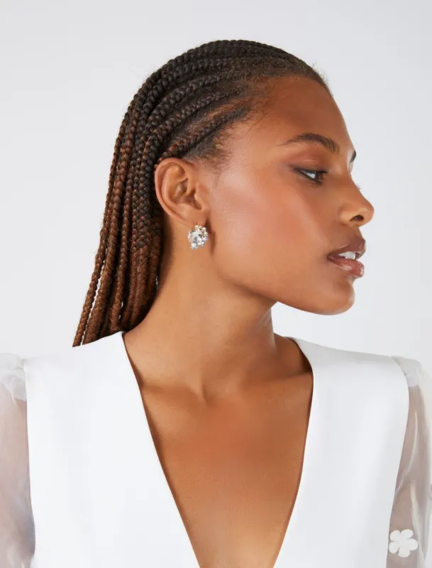 Cluster Crystal Earrings sold by BCBGMaxAzria