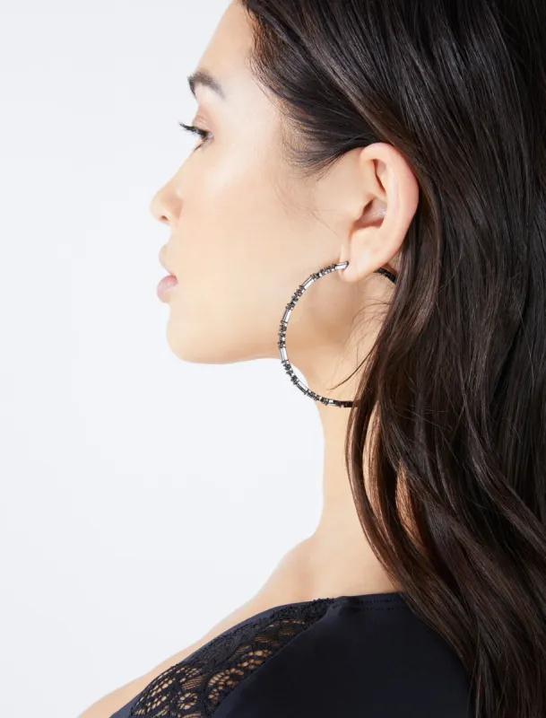 Rhinestone Hoop sold by BCBGMaxAzria