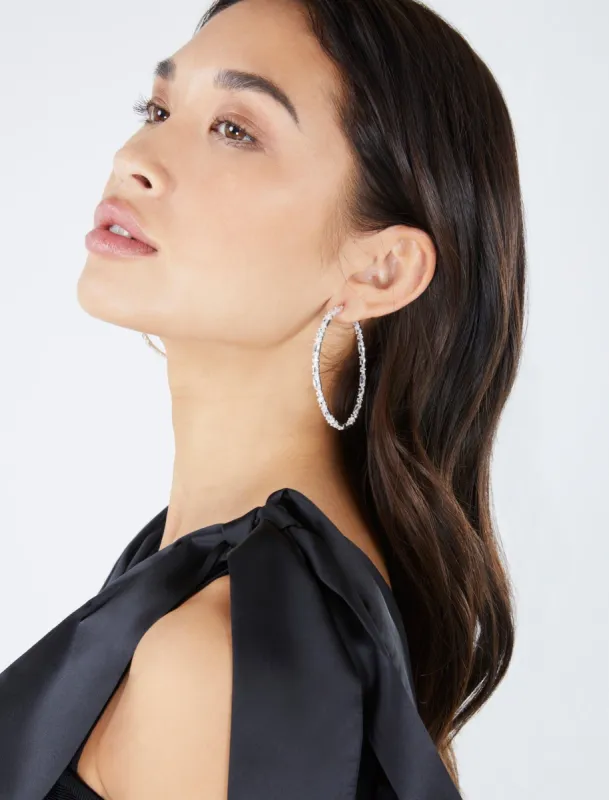 Rhinestone Hoop sold by BCBGMaxAzria