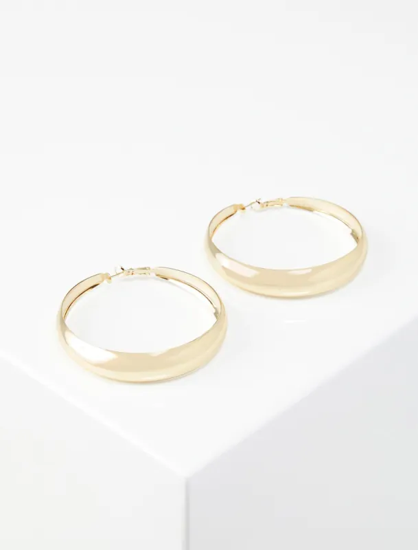 Chunky Hoop Earrings sold by BCBGMaxAzria