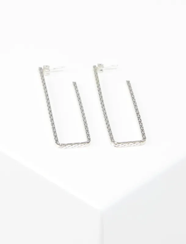 Square Hoop Earrings sold by BCBGMaxAzria