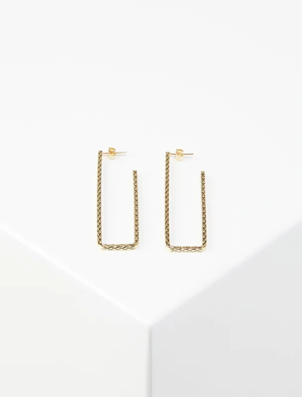 Square Hoop Earrings sold by BCBGMaxAzria