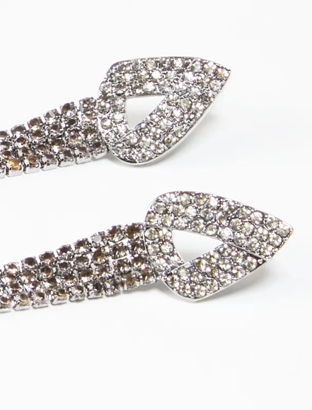 Crystal Fringe Drop Earrings sold by BCBGMaxAzria