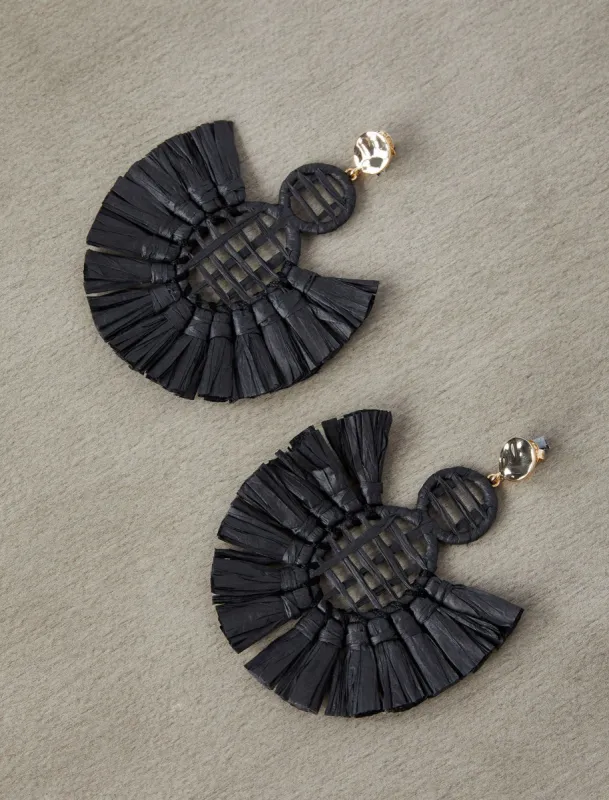 Woven Fringe Drop Earrings sold by BCBGMaxAzria
