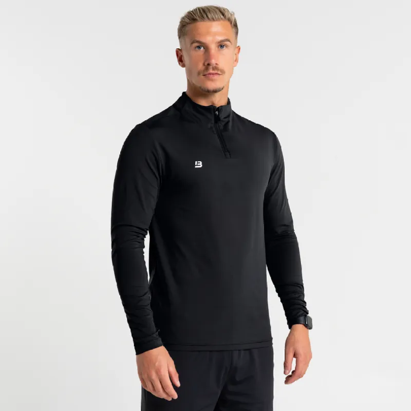 Signature Sports 1/4 Zip - Black sold by be inspired