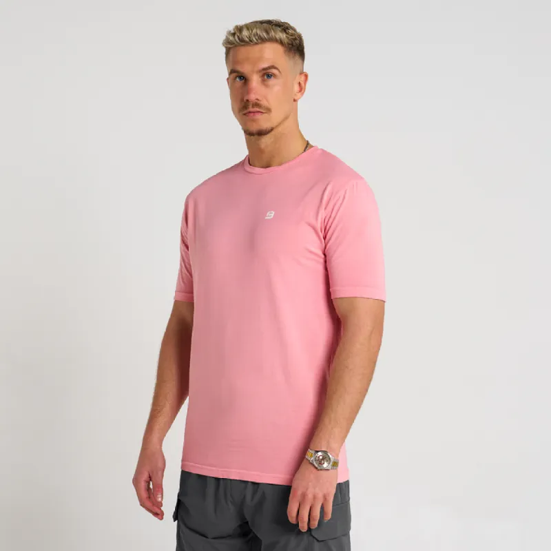 Signature T-Shirt - Washed Coral sold by be inspired